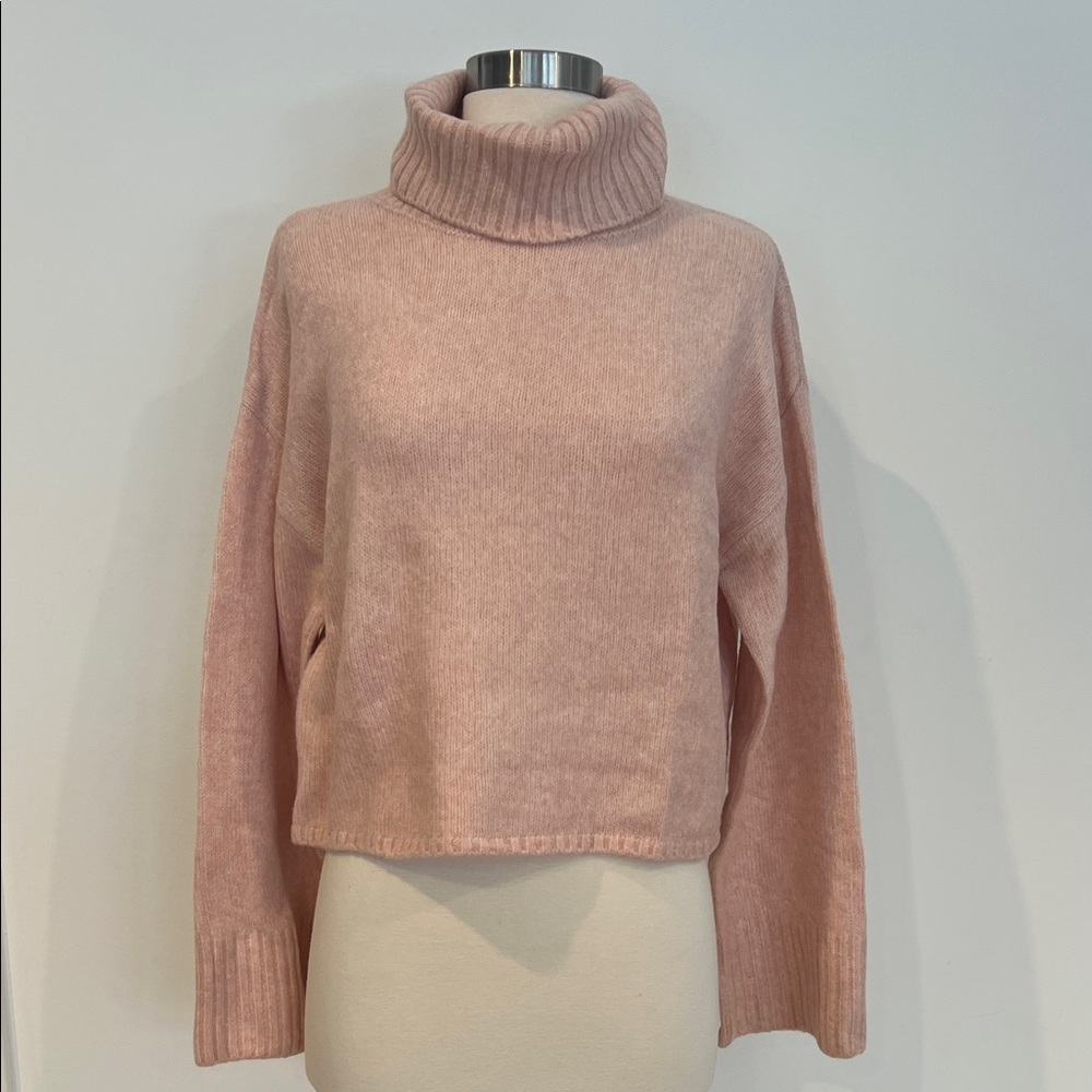 Z Supply Blush Cowl Neck Sweater
